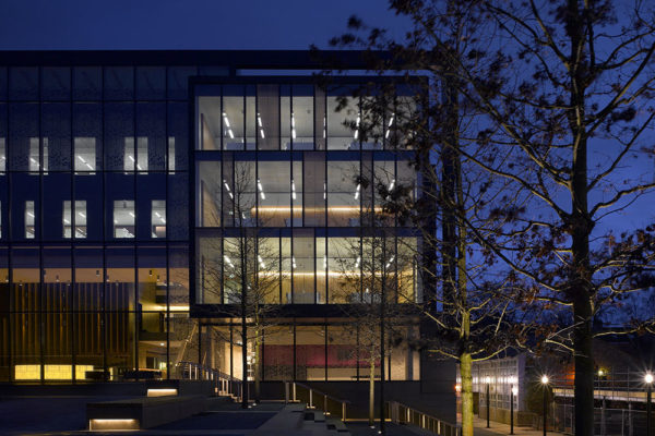 Design Engine Oxford Brookes John Henry Brookes Building at night