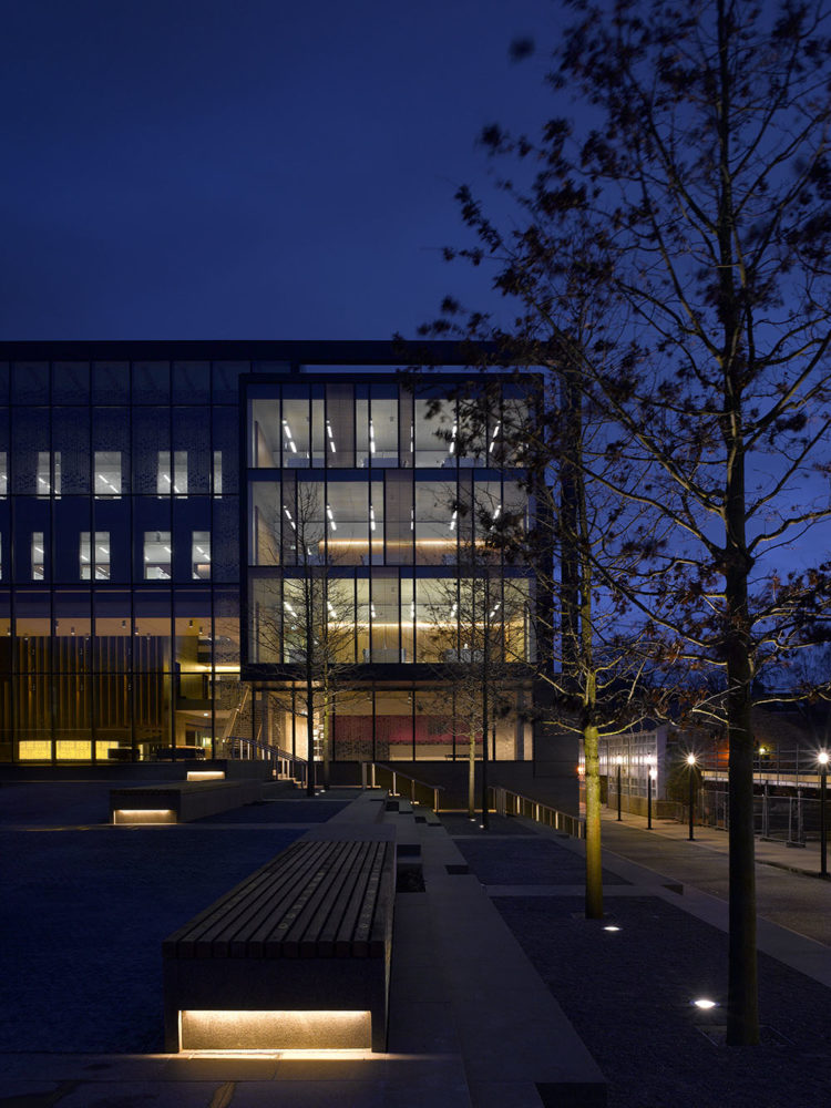 Design Engine Oxford Brookes John Henry Brookes Building at night