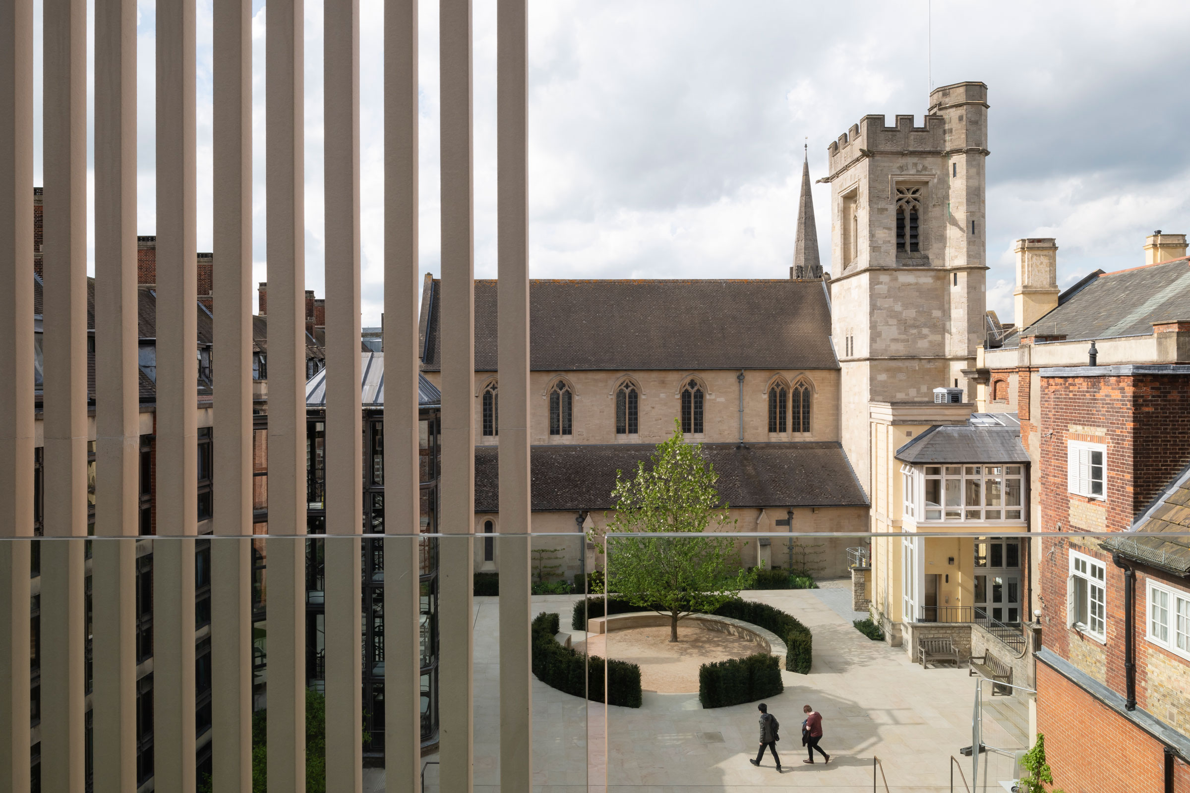 Design Engine Hubert Perrodo Building, St Peter's College balcony view. Jim Stephenson Copyright