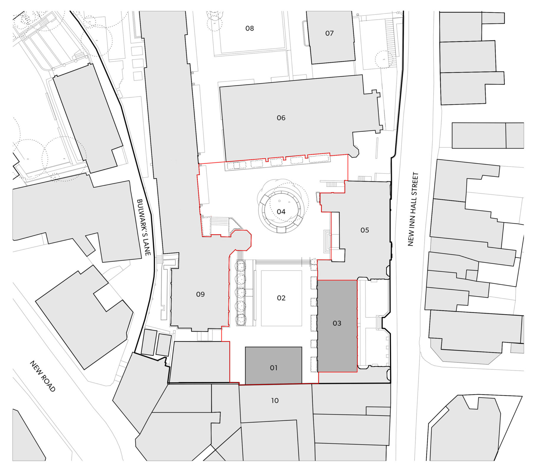 Design Engine Hubert Perrodo Building, St Peter's College Location plan