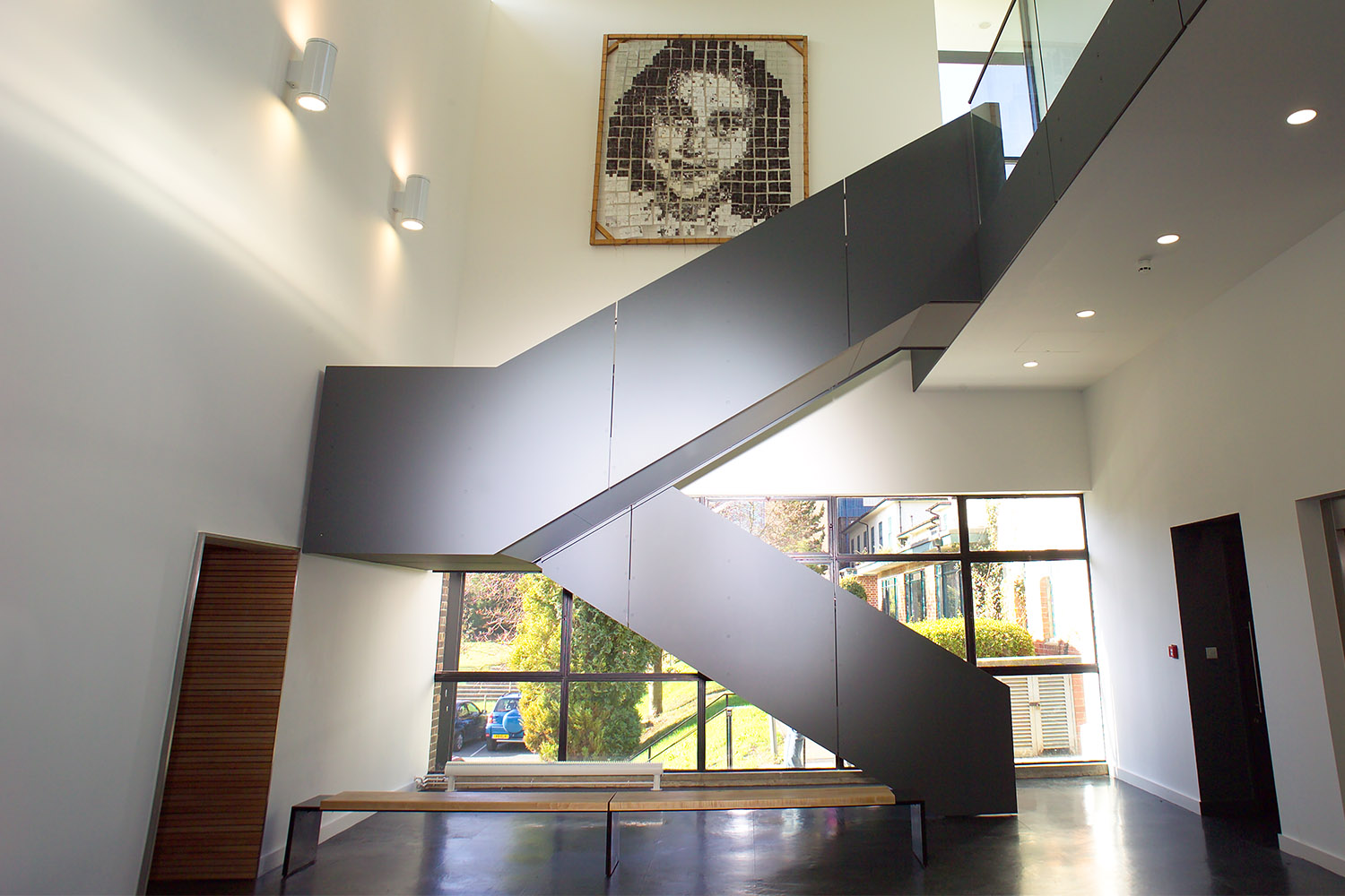 Design Engine Stripe Lecture Theatre Stairwell