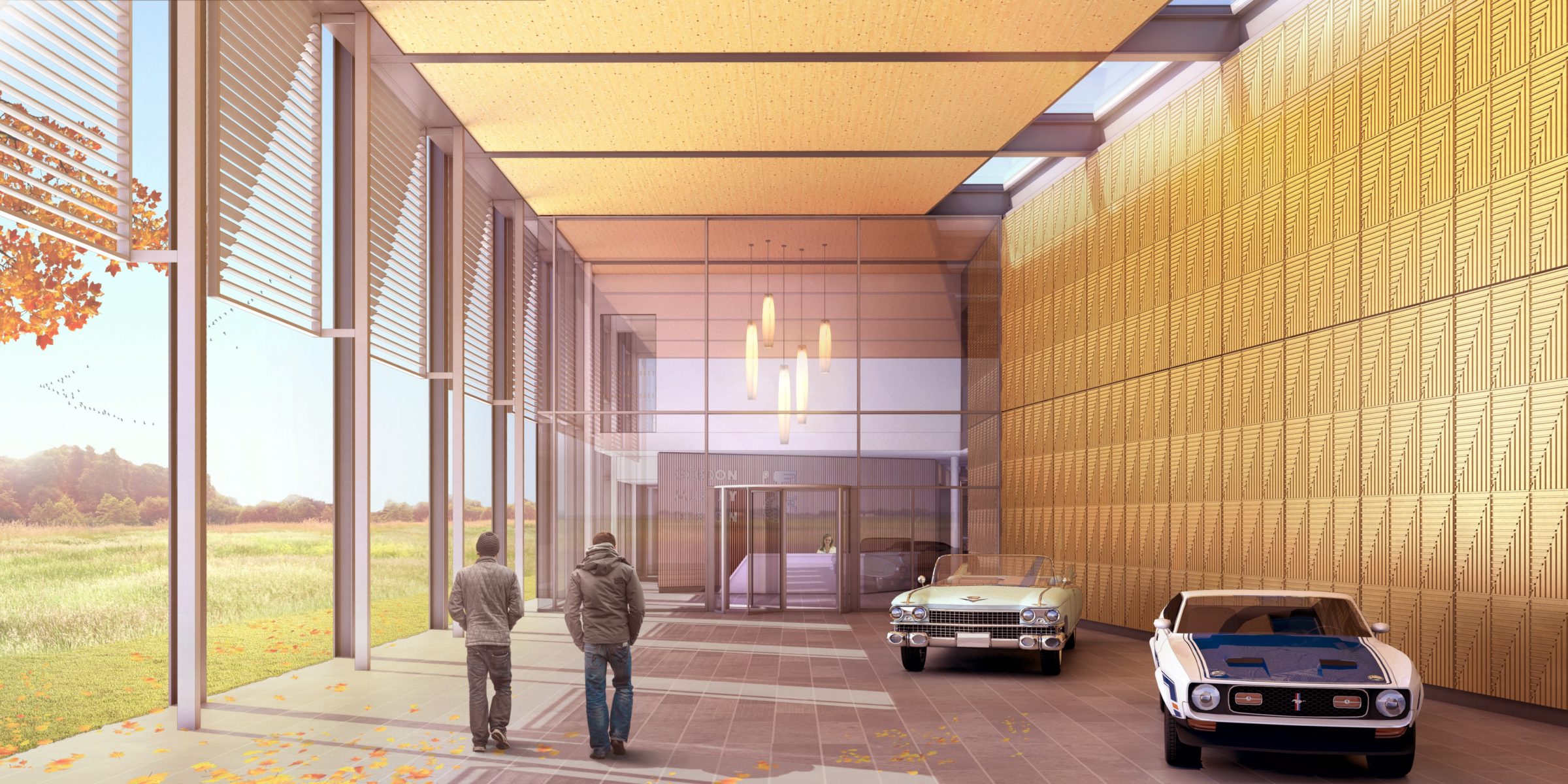 Design Engine Gordon Murray Visualisation Building A Level Entrance