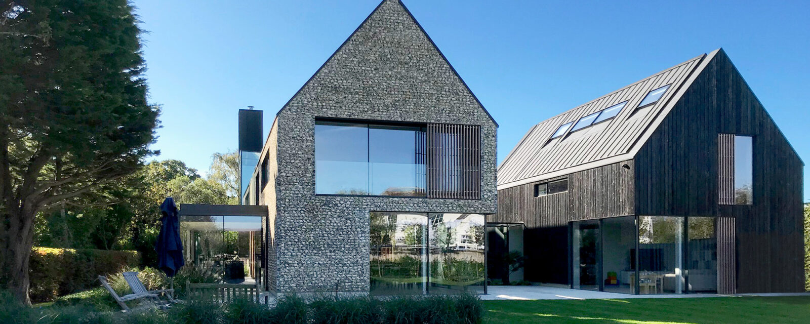 Garden view of private dwelling in Chichester