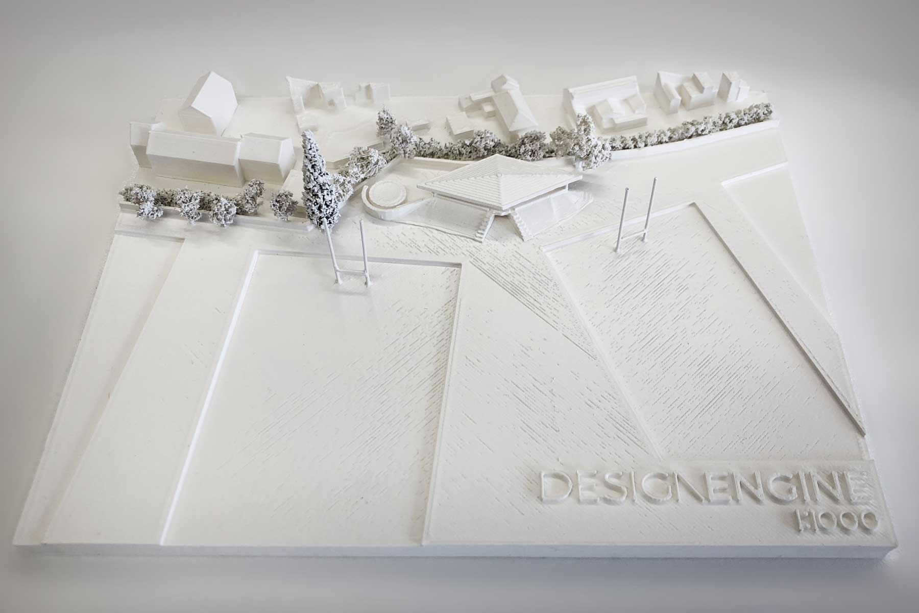 Design Engine Architects St Pauls School Sports Pavilion Model