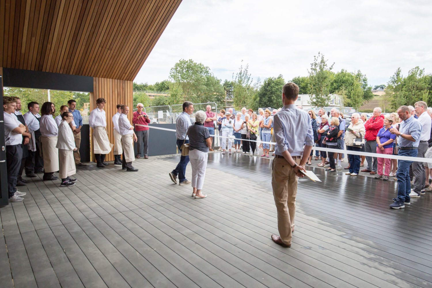 Entrance Canopy to Feldon Valley Clubhouse, Copyright Lara Jacques